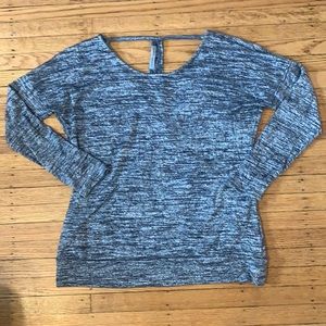 Athleta Pose Layered Top In Dark Marl